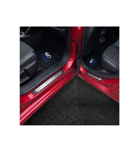 Renault Megane 2 (2002-2009) Uyumlu Paslanmaz Çelik Krom Kapı Eşiği ABS Çerçeveli 4 Parça
