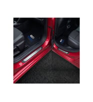 Renault Megane 2 (2002-2009) Uyumlu Paslanmaz Çelik Krom Kapı Eşiği ABS Çerçeveli 4 Parça