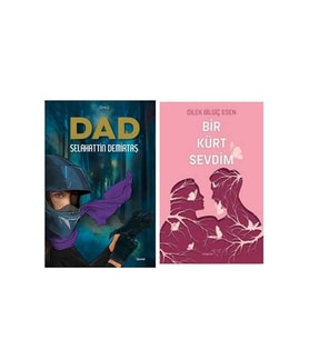 Selahattin Demirtaş Kitap Seti - Dad - Dilek Bilgiç Esen Bir Kürt Sevdim (Krem)