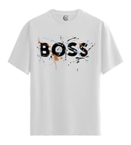 Ink Boss - %100 Pamuklu Erkek Beyaz Tişört - Premium Quality