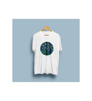 Oversize Vincent Van Gogh Çiçekli Tablo Unisex T-shirt (Beyaz)