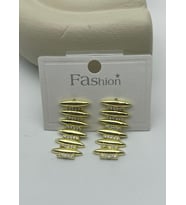 Vip Gold Taşlı Tasarım Küpe - 26vipkp06