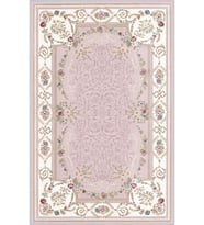 Eliana Home Baskılı, Yıkanabilir Kaymaz Taban Salon Halısı LNA0273 100x150 cm (Pembe)