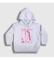 Presmono Unisex Çocuk Beyaz K 12 Poster Melanie Martinez Kapüşonlu Sweatshirt 469882tt