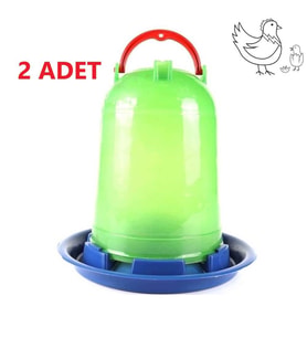 Tavuk ve Civciv Yemliği 3 Lt (Plastik-Korumalı)-2 Adet