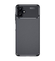 Samsung Galaxy A06 Kılıf Karbon Silikon Case Kapak (Siyah)