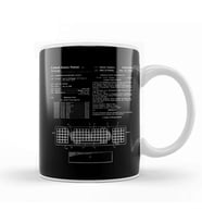 Computer Keyboard Patent Blueprint Harbaugh Kupa Bardak Porselen