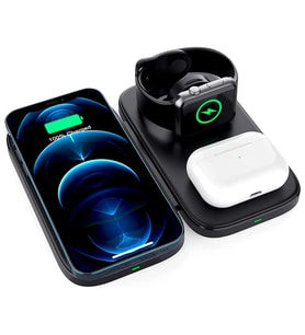 ALLY W66 15W 3 in1 Android + iPhone Taşınabilir Mini Kablosuz Hızlı Şarj Stand? - HPSBYI7954-2