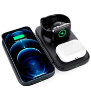 ALLY W66 15W 3 in1 Android + iPhone Taşınabilir Mini Kablosuz Hızlı Şarj Stand? - HPSBYI7954-2