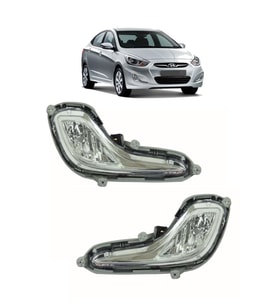 ACCENT BLUE SİS FARI LAMBASI TAKIM 2 ADET 2011-2012-2013-2014-2015-2016-2017-2018 92201-1R000 92202-1R000