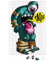 Tüm Vücudum Tacos İstiyor Puzzle 240 Parça Yapboz