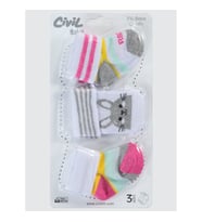 Civil Baby Kız Bebek 3'lü Çorap Set 0-24 Ay Pembe
