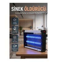 UV Işıklı Elektrikli Sinek Öldürücü Lamba Ev Ofis ve İşletme Kullanımı İçin