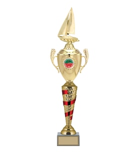 ODAK KUPA - Figürlü Kupalar - Yelken Figürlü Kupalar FG-082 A - 63 cm