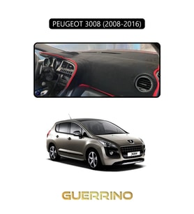 PEUGEOT 3008 (2008-2016)TORPİDO KORUMA HALISI SİYAH KENAR
