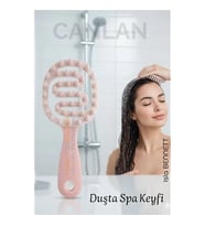 Mey İthalat® Silikon Saç Masaj Tarağı – Saç Yıkama Tarağı Duşta Rahatlatıcı Yıkama Derin Temizlik E