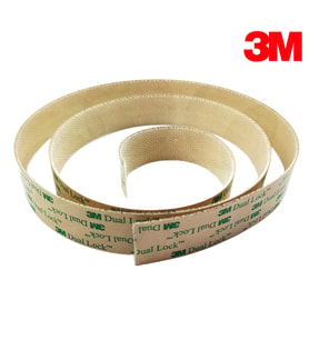 SJ4570 Şeffaf Cırt Dual Lock Yapışkanlı Cırt 1000 Kez Açılıp Kapanabilir 25mm x75cm