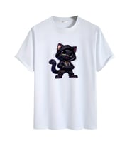 Animasyon Görselli  Unisex (Tshirt) Tişört (Beyaz)