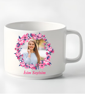 Kişiye Özel Fotoğraf Tasarımlı Nescafe Ve Çay Fincanı
