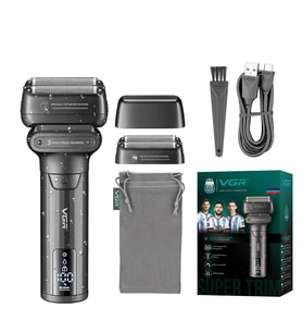 VGR V-368 Profesyonel Yaprak Tıraş Makinesi - AFA Lisanslı, 9000 RPM Yüksek Hız ve Islak/Kuru