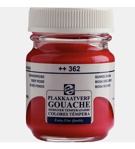 Talens Guaj Boya 16 ML Deep Rose (Derin Gül) 362