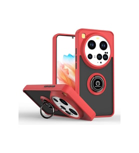 Newface Xiaomi Mi 15 Ultra Kılıf Montreal Yüzüklü Silikon Kapak - Kırmızı