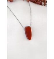 Akik Taşı Kolye (Kırmızı)