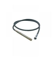 Vibratör Hortumu Vidalı Dişli Yarım Ay Uçlu 45mm - 6mt