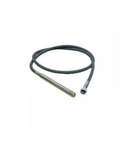 Vibratör Hortumu Vidalı Dişli Yarım Ay Uçlu 45mm - 6mt