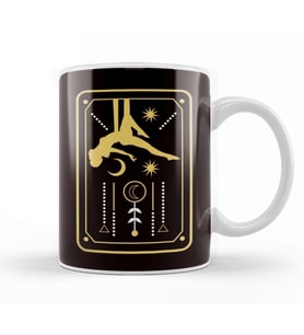 Aerialist Tarot Cards Aerial Silk Acrobatics Dancer Acrobat Kupa Bardak Porselen