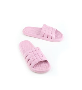 Gezer Yazlık Kaydırmaz Taban Kadın Terlik (Pembe)