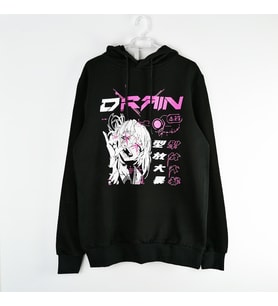 My Hero Academia Himiko Toka Kapşonlu Sweatshirt (Siyah)