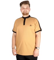 Mode XL T-shirt Polo Hkm Yaka Pike Mode Team 21556 Hardal