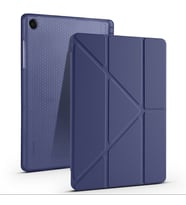 Samsung Galaxy Tab A11 Plus Uyumlu Kılıf Zore Tri Folding Kalem Bölmeli Standlı Kılıf