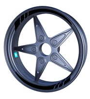 Moto GP Jet Siyah İç Jant Şeridi Sticker Çınar Extreme
