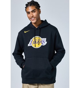 Nike Los Angeles Lakers NBA Mens Hoody Kapüşonlu Pamuklu Erkek Sweatshirt Siyah