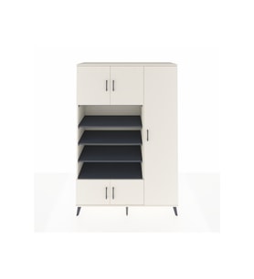 Hyperion Dolap 11 Raflı 5 Kapaklı 132x44x195 Aytaşı-Aytaşı/Antrasit
