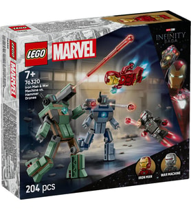 LEGO Super Heroes 76320 Iron Man and War Machine vs. Hammer Drones