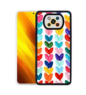 Xiaomi Poco X3 Kılıf Zore M-Fit Desenli Kılıf Heart No6
