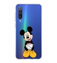 Xiaomi Mi 9 Se Uyumlu Kapak Mickey Mouse Tasarımlı Şeffaf Silikon Kılıf