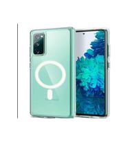 Samsung Galaxy S20 FE Kılıf Sararmaz Slim Magsafe Wireless Kablosuz Şarj Uyumlu Manyetik Şeffaf Kapak