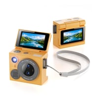 G13 Pro Mini Kamera 1080P Çift Lens Döner Ekranlı Kompakt Dijital Fotoğraf Makinesi Selfie