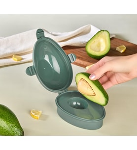 Mons Avokado Saklama Kabı, Plastik, BPA İçermez, Bulaşık Makinasında Yıkanabilir, 600 ml, Büyük Boy