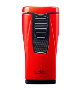 Colibri Monaco 3 Torch Pürmüz Metalik Kırmızı Puro Çakmağı