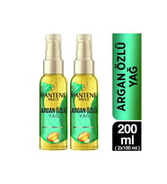 Pantene Doğal Sentez Saç Bakım Serum Argan Yağ Elixir 2x100 ml