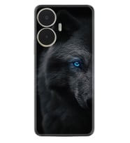 Realme C55 Kılıf Resimli Desenli Silikon Platinium Series Dark Wolfs 1834