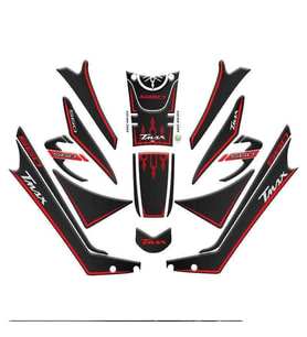 Yamaha Tmax 560 2019 - 2021 Uyumlu Tank Pad Set 002
