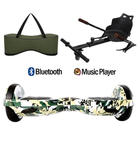 Citymate Elektrikli Kaykay Hoverboard Akıllı Denge 6.5 Inch + HoverKart + Çanta EXTREM PAKET D07