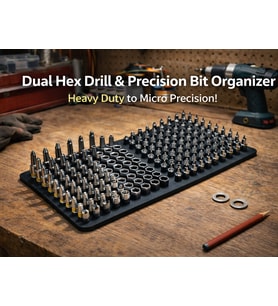 Matkap Ucu Düzenleyici – Çift Altıgen 4mm ve 7mm