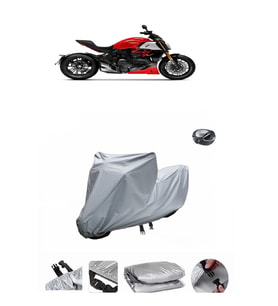 Ducati Diavel 1260 S  Su Geçirmez Motosiklet Brandası ARKA ÇANTA UYUMLU